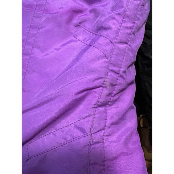 Vintage Obermeyer Ski Suit Snowsuit Snow Bib One Piece Purple Junior Sz 16 Retro - Picture 16 of 16